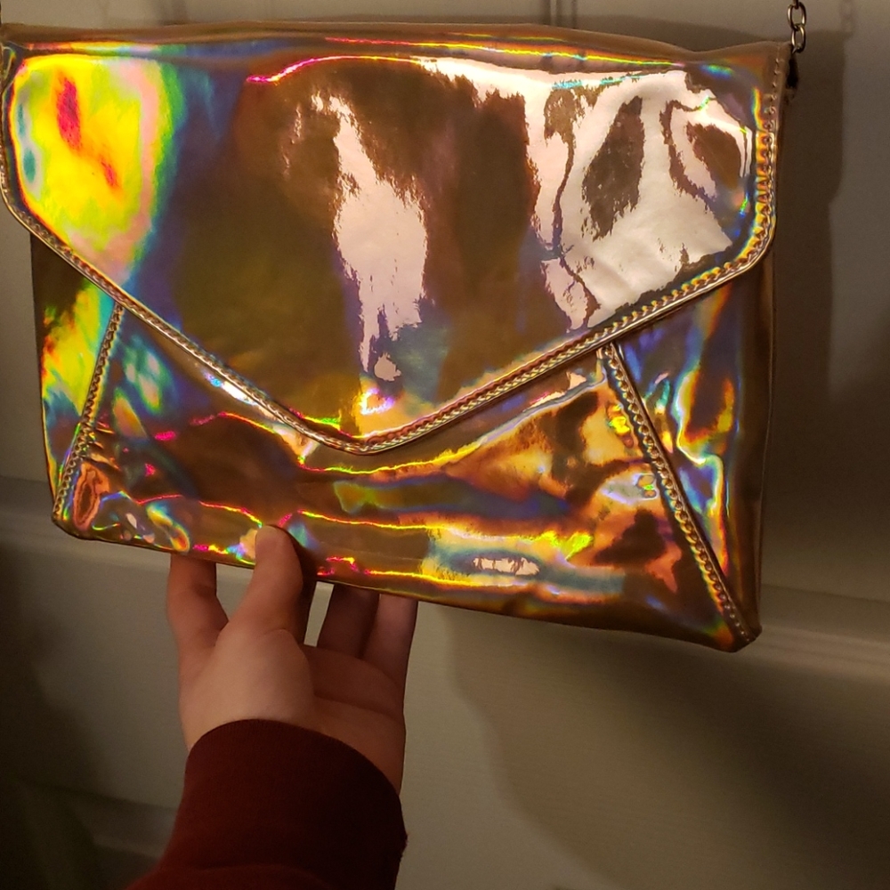 Polyurethane Crossbody/Clutch - Picture 4 of 8